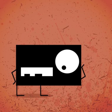 schattig monsters geïsoleerd op wit. vector