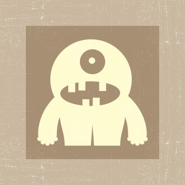 schattig monsters geïsoleerd op wit. vector