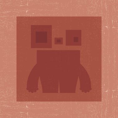 schattig monsters geïsoleerd op wit. vector