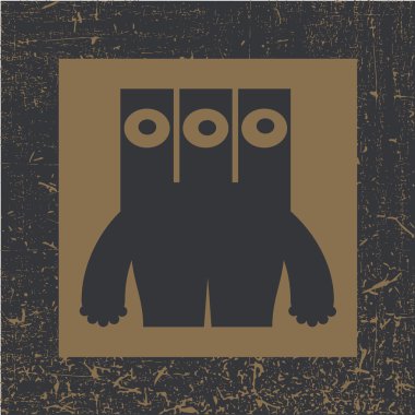 schattig monsters geïsoleerd op wit. vector