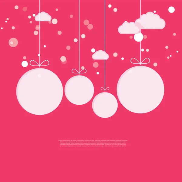 Los globos de año nuevo . — Archivo Imágenes Vectoriales