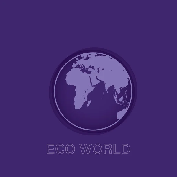 Eco världen — Stock vektor