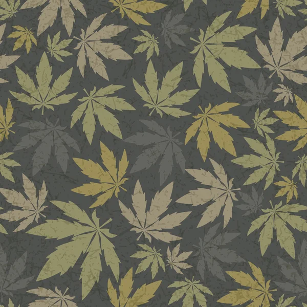 Feuilles de cannabis — Image vectorielle