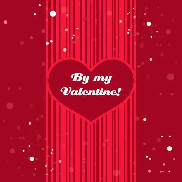 Valentines day card. vector illustration — Stock Vector