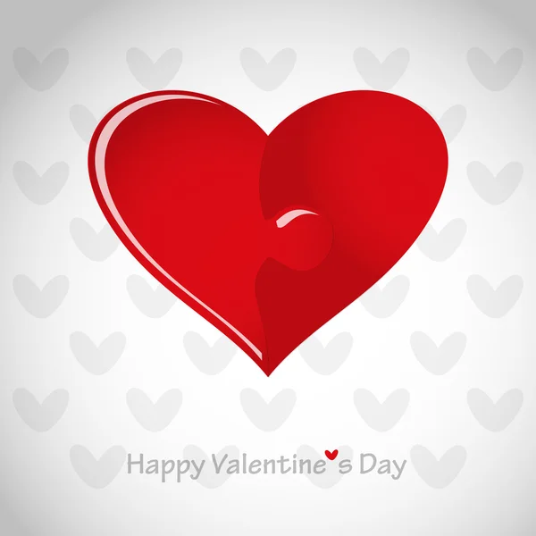 Valentine dag kaart. — Stockvector