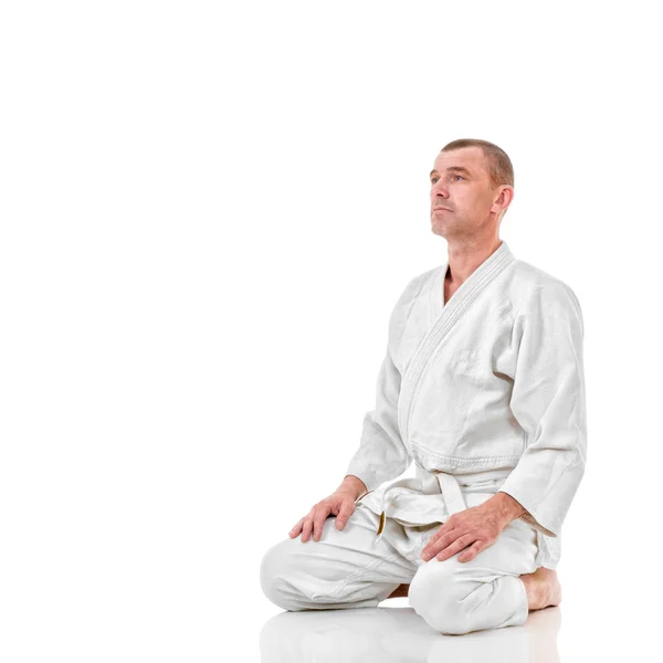 Martial arts demonstrating — Stock Photo, Image