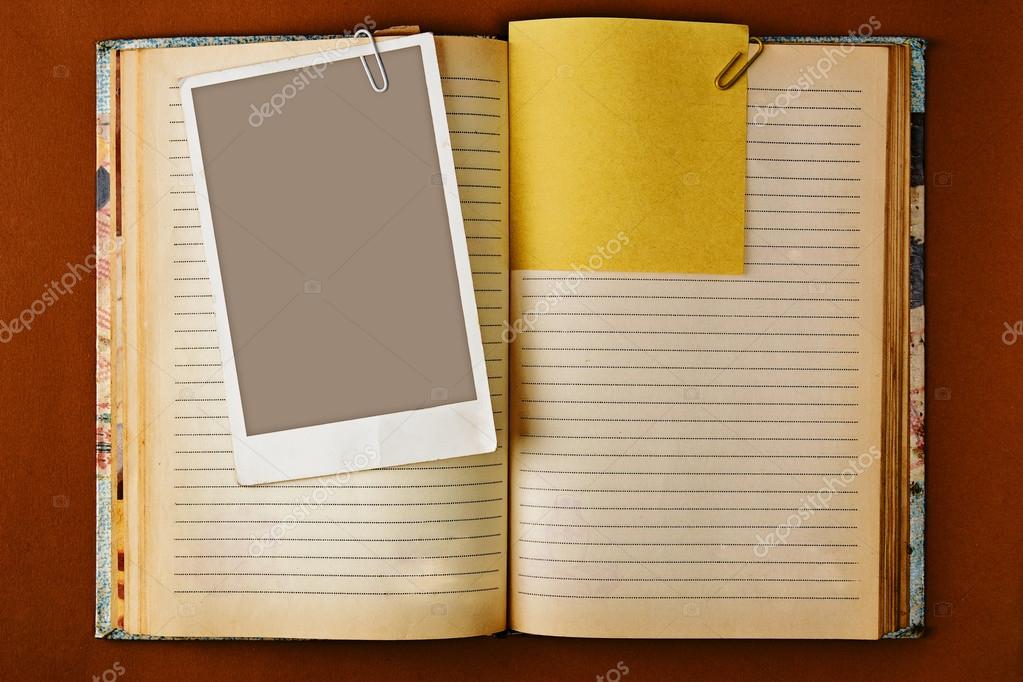 Old School Notebook Cover Template