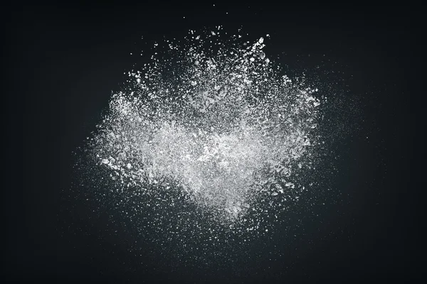 Abstrakt design av vitt pulver moln — Stockfoto