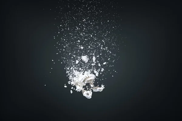 白い粉の雲の抽象的な設計 — ストック写真