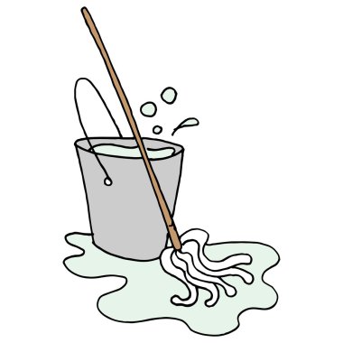 Paspas ve kova sabunlu su