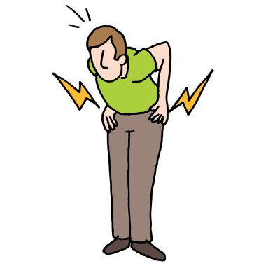man with hip medical problem