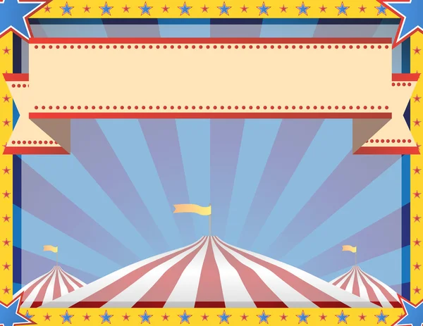 Circus Background Landscape — Stock Vector