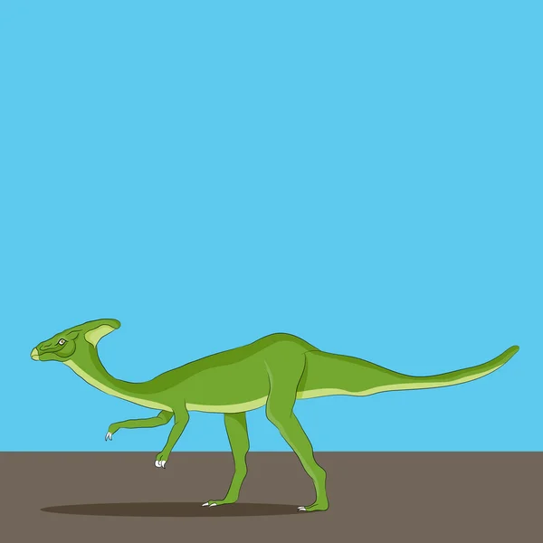 Parasaurolophus Dinosaur — Stockvector