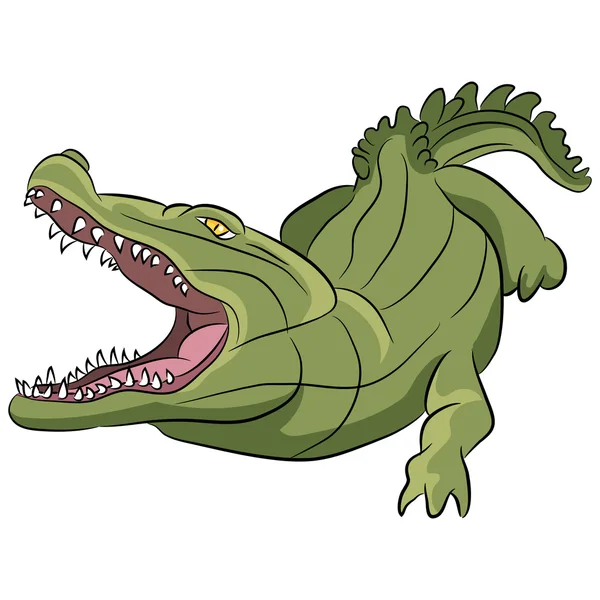 Caricature d'alligator — Image vectorielle