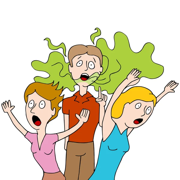 Bad breath cartoon Vector Art Stock Images | Depositphotos Bad breath cartoon Vector Art Stock Images | Depositphotos