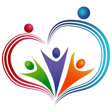 Sevgi dolu insanlar simgesi