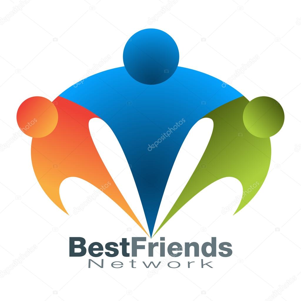 An image of a best friend network icon.