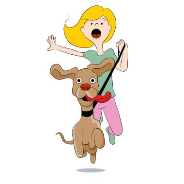 Çekerek kadın köpek