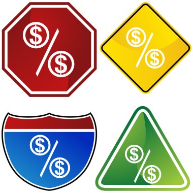 Yüzde oranı web simgesi