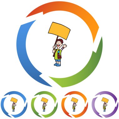 Web simgesi protesto