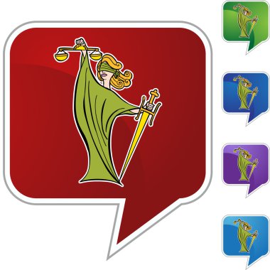 Adalet kutsal kişilerin resmi düğme