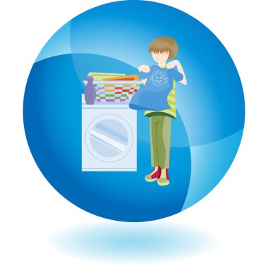 Elbise düğme katlama