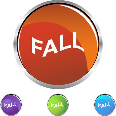 Sonbahar web düğmesi