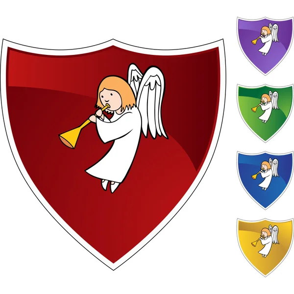 Angel web icon — Stock Vector