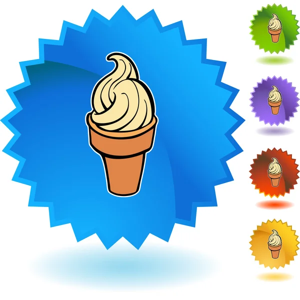 冰淇淋筒 — 图库矢量图片
