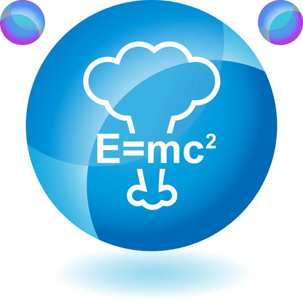 Energy Equation web button — Stock Vector