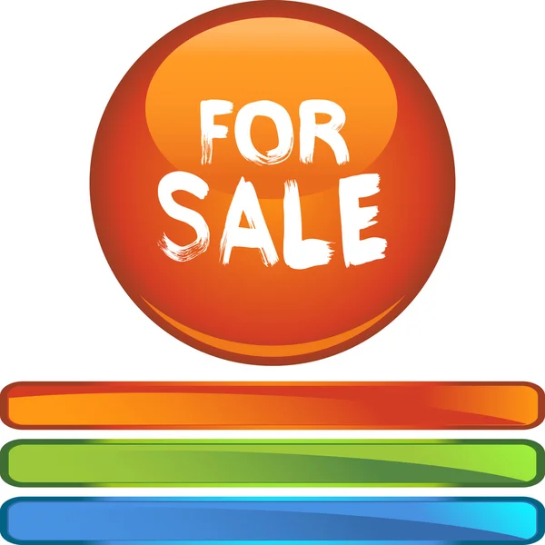 For Sale colorful icon — Stock Vector