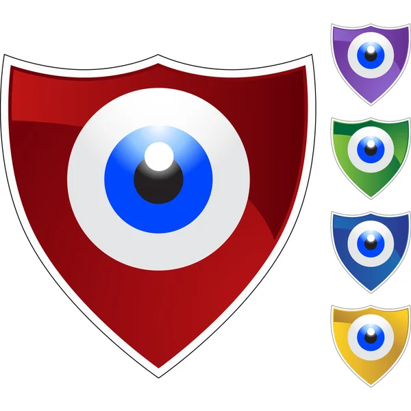 Eyeball web icon — Stock Vector