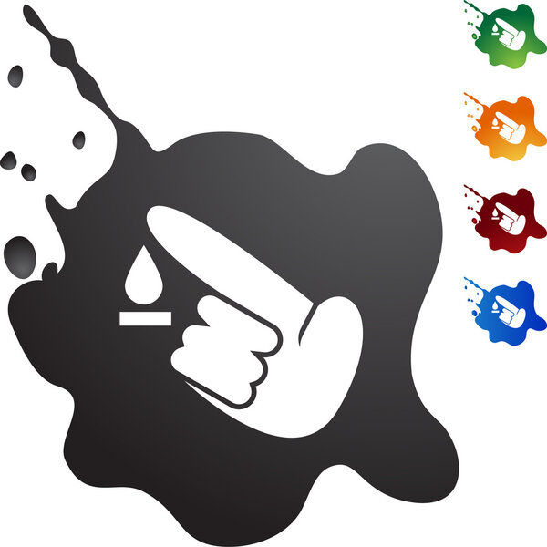 Diabetes Test icon set