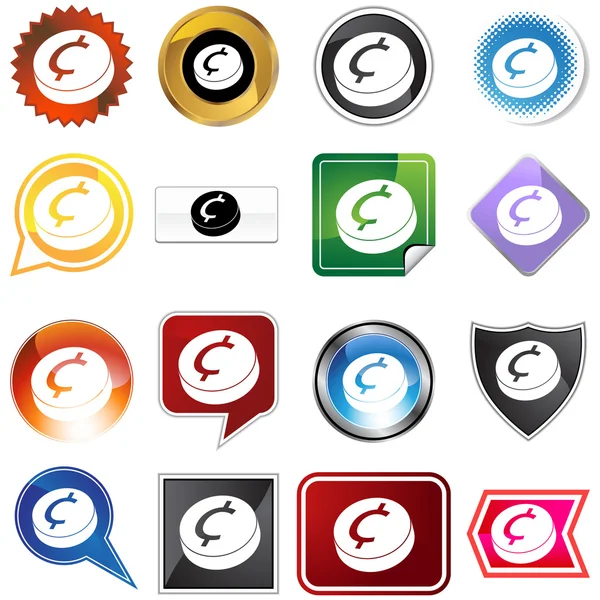 Cserél a Icon Set — Stock Vector