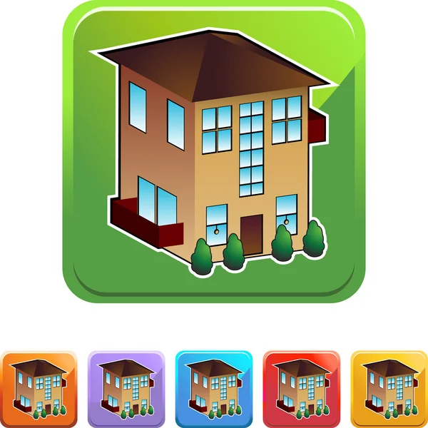 Apartment web icon — Stock Vector