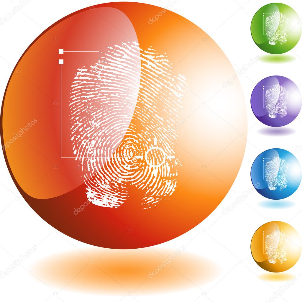 Thumbprint web icon