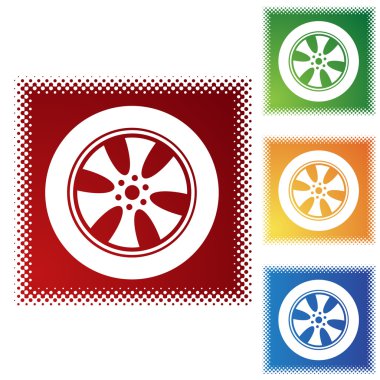 Özel lastik jant simge