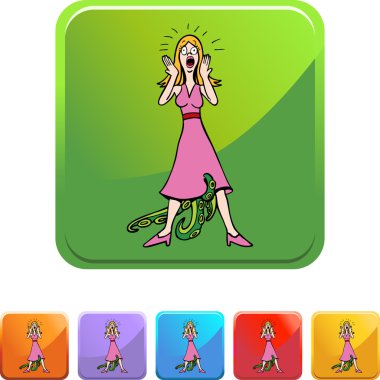 Cinsel yolla bulaşan hastalıklı kadın