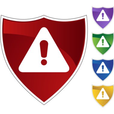 Uyarı işareti web düğmesi