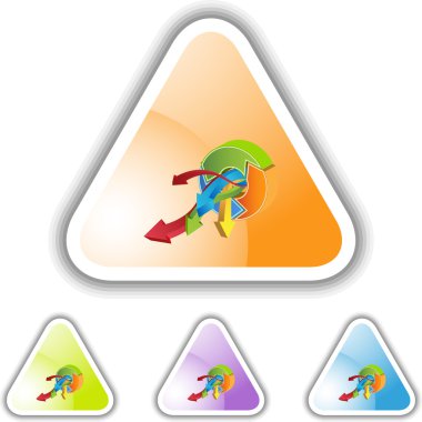 İşlem grafik web düğmesini