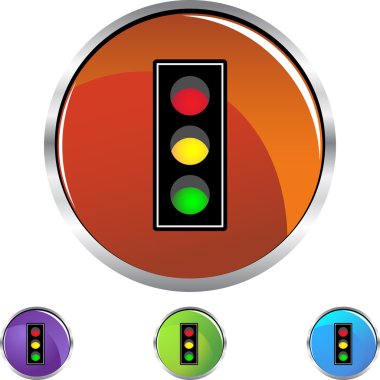 Trafik ışığı web düğmesi