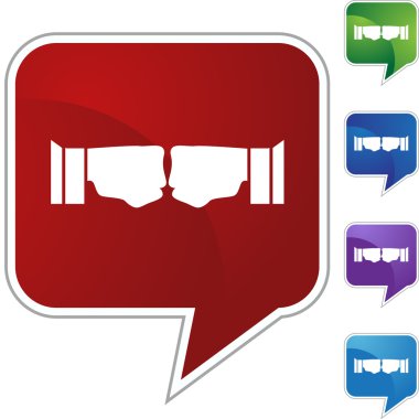 Yumruk çarpmak web düğmesi