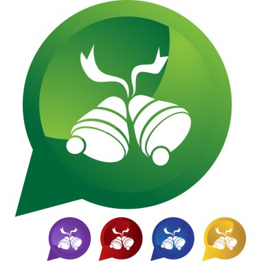 Noel çanları web düğmesi