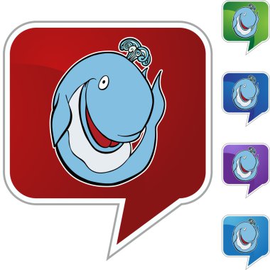 Balina web düğmesi