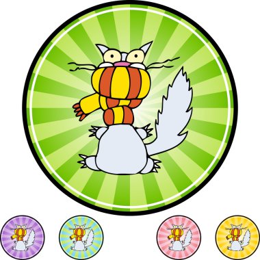 Soğuk kedi web simgesi