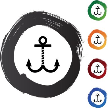 Tekne çapa web simgesi