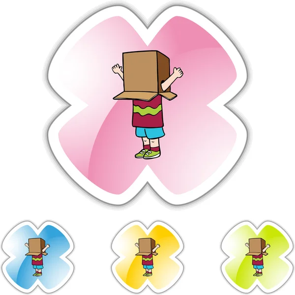 Box Boy icône web — Image vectorielle