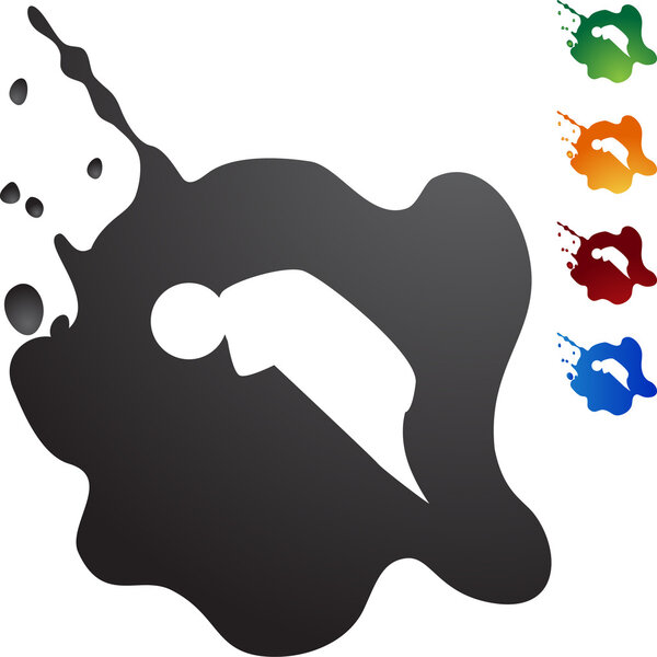 Action posing stick figure