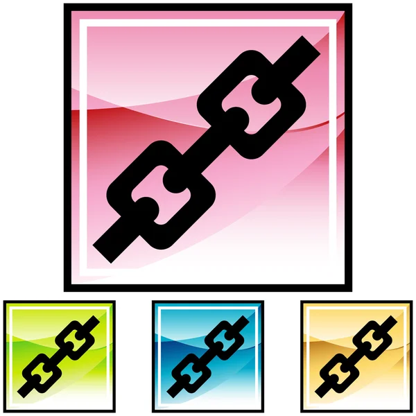 Chain Link web icon — Stock Vector