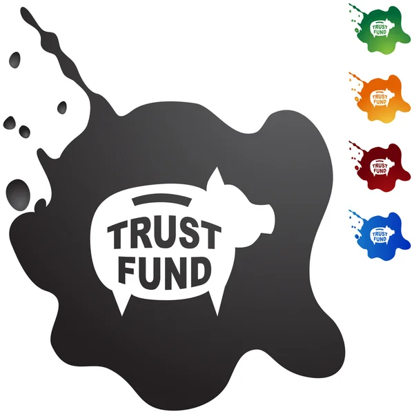 Icono web del Fondo Fiduciario — Archivo Imágenes Vectoriales